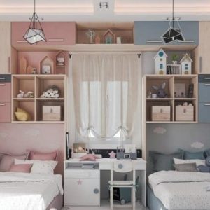 Mẫu Thiết Kế Phòng Ngủ Chung Cho Bé Trai Và Bé Gái