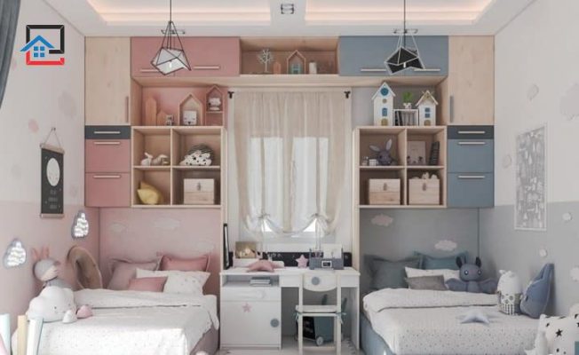 Mẫu Thiết Kế Phòng Ngủ Chung Cho Bé Trai Và Bé Gái